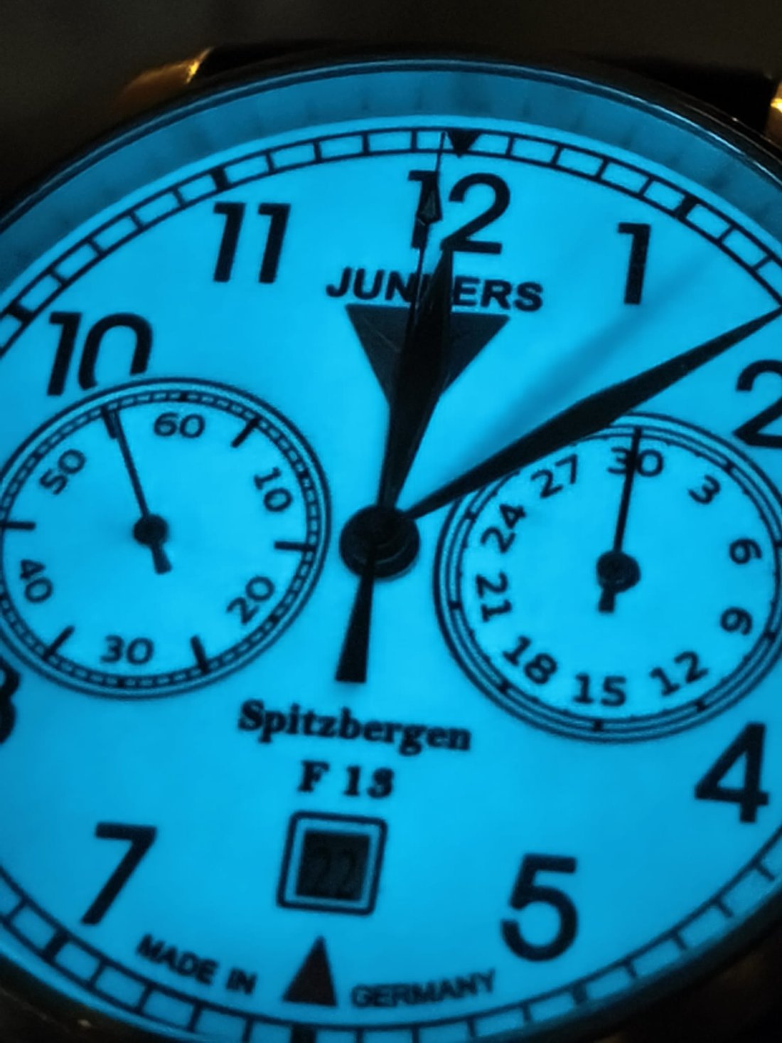 Junkers Spitzbergen F13 Full Lume Dial