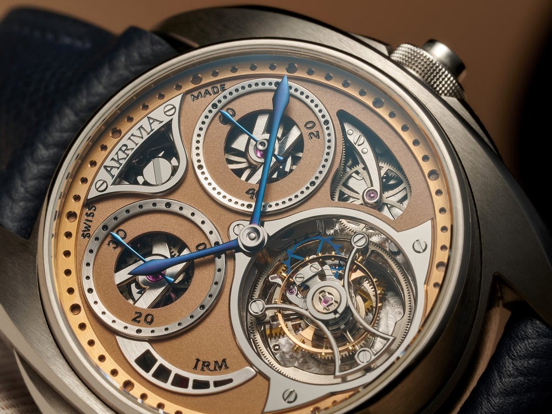AKRIVIA AK-01 Dial with Flying Tourbillon