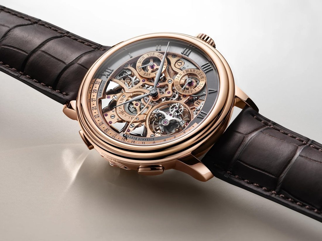 Blancpain Grande Double Sonnerie 15GSQ - pembe altin