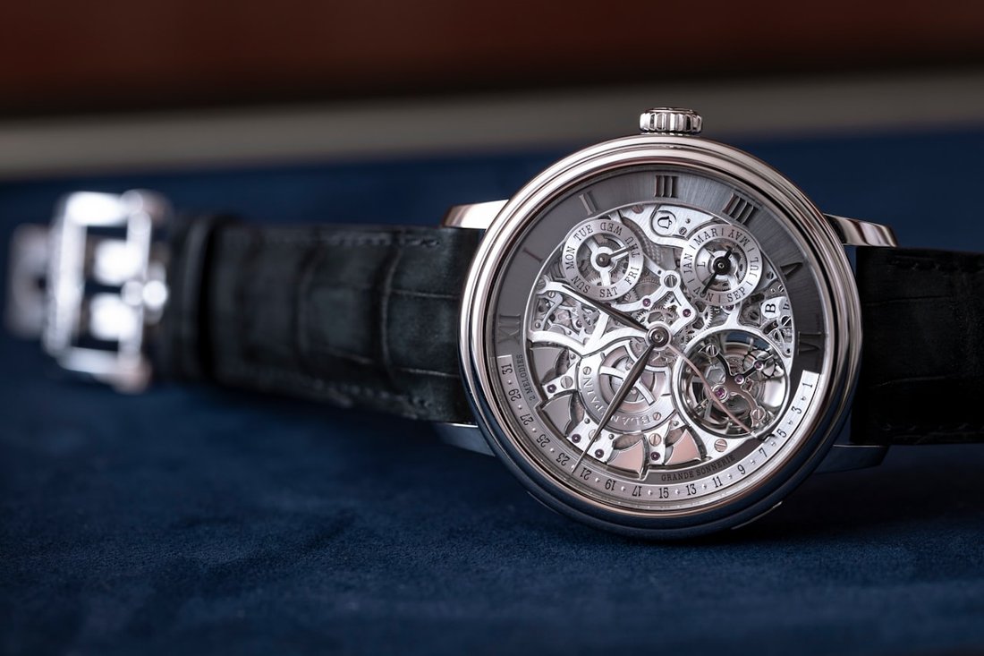 Blancpain Grande Double Sonnerie, beyaz altin kasa bilekte