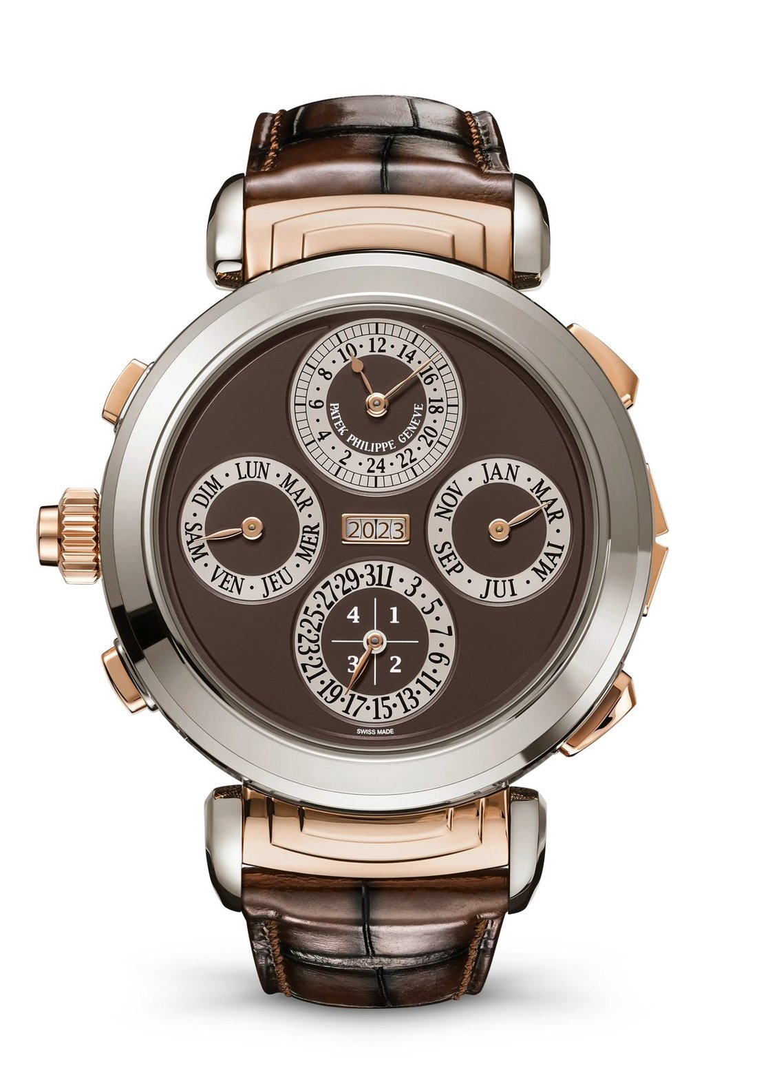 Patek Philippe Grandmaster Chime 6300GR-001 - takvim kadrani
