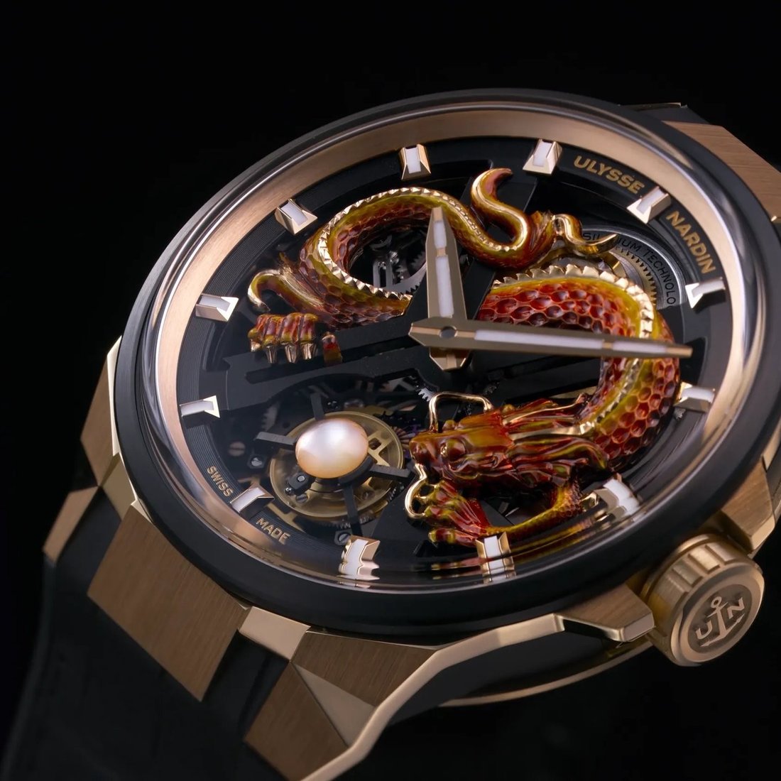 Blast Tourbillon Dragon - kadran makro