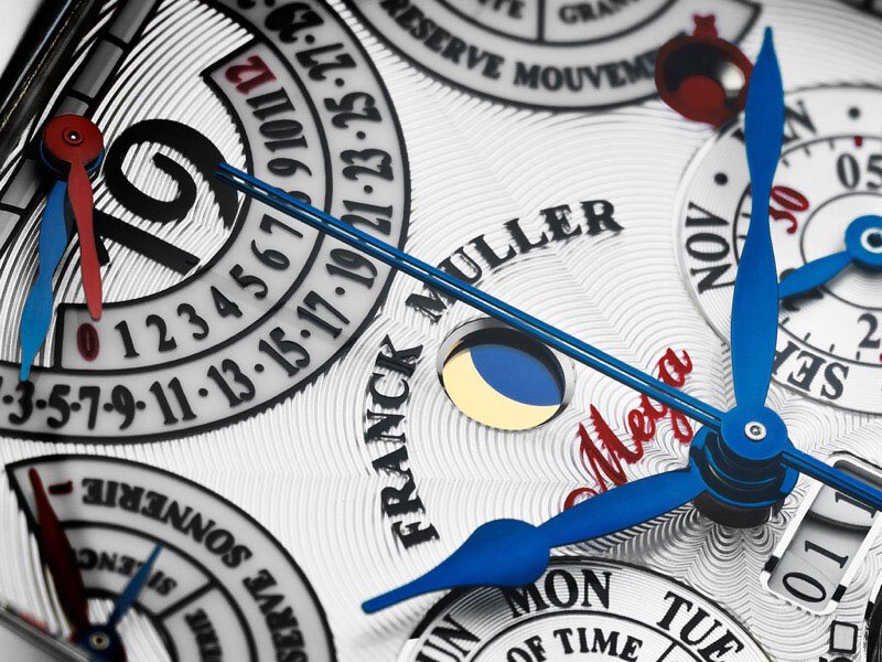 Franck Muller Aeternitas Mega 4 Dial Detail