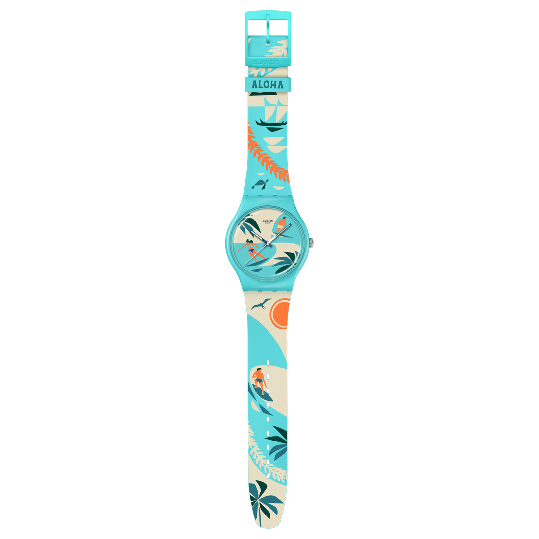 Swatch Destination Art Hawaii Nei Flat Lay