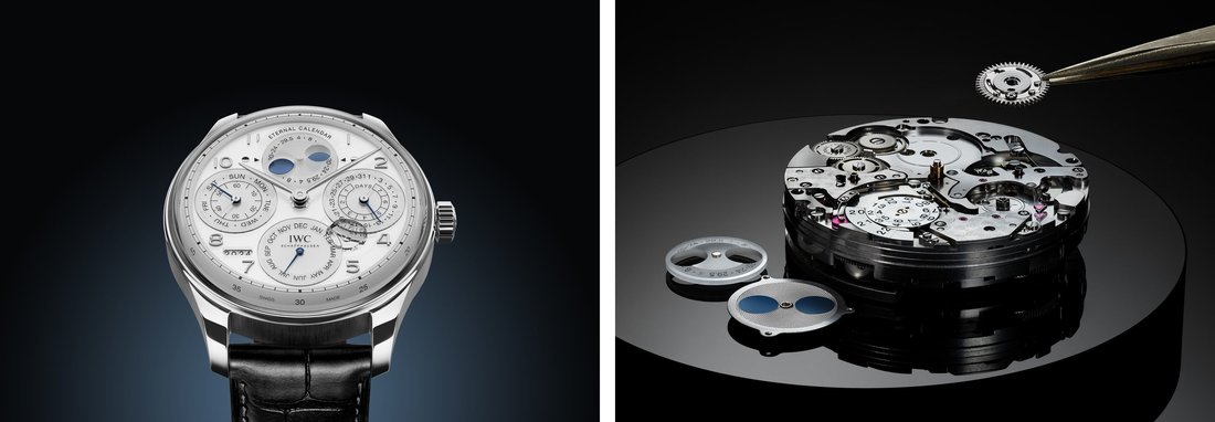 IWC Portugieser Eternal Calendar and Double Moon Assembly