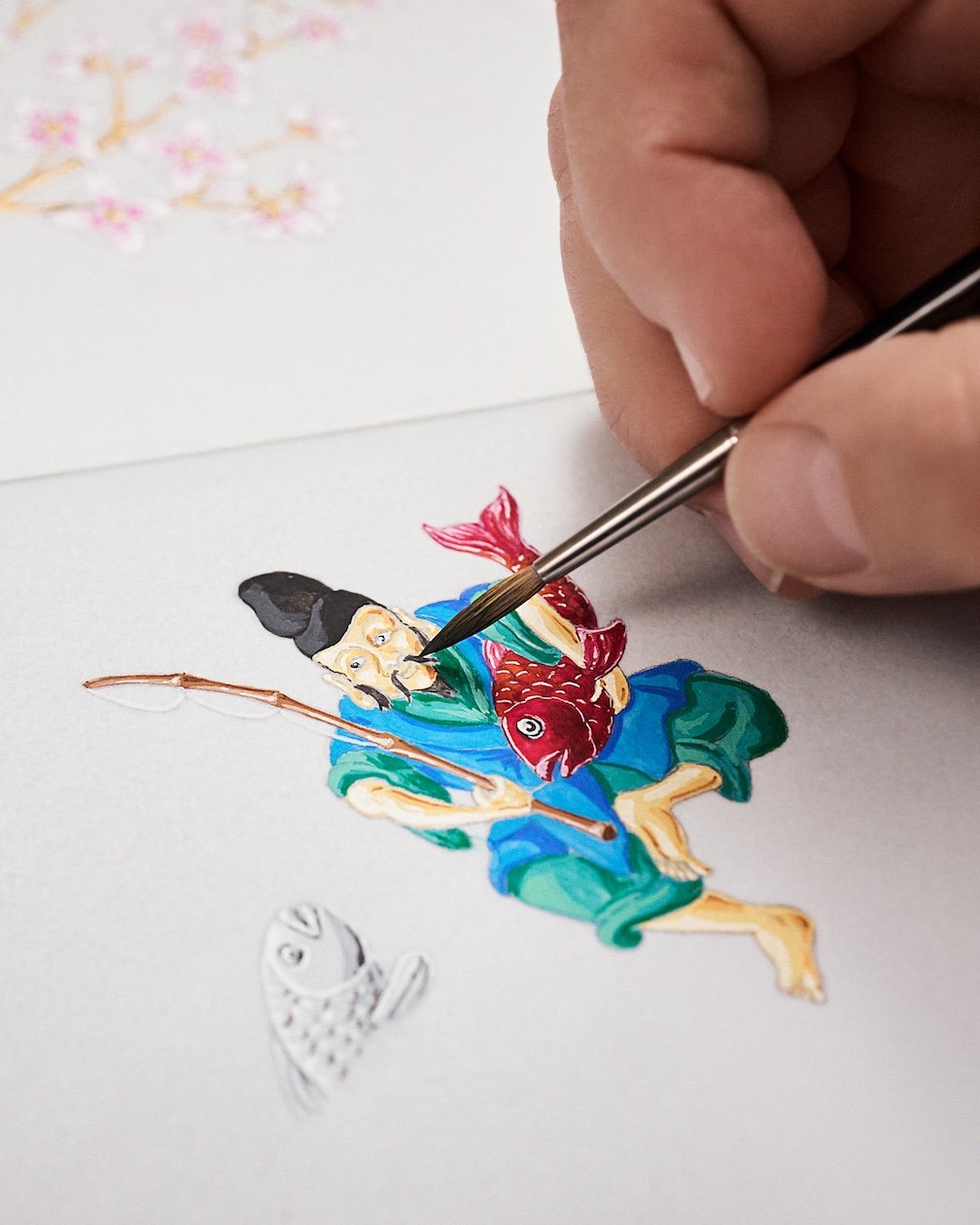 Louis Vuitton Escale au Mont Fuji Artisan Engraving