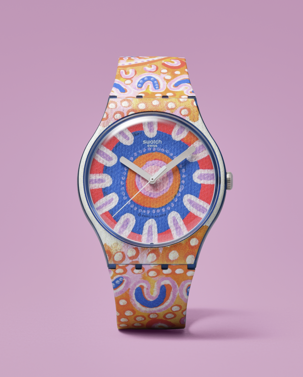 Swatch Destination Art Melbourne Tirrike Dial