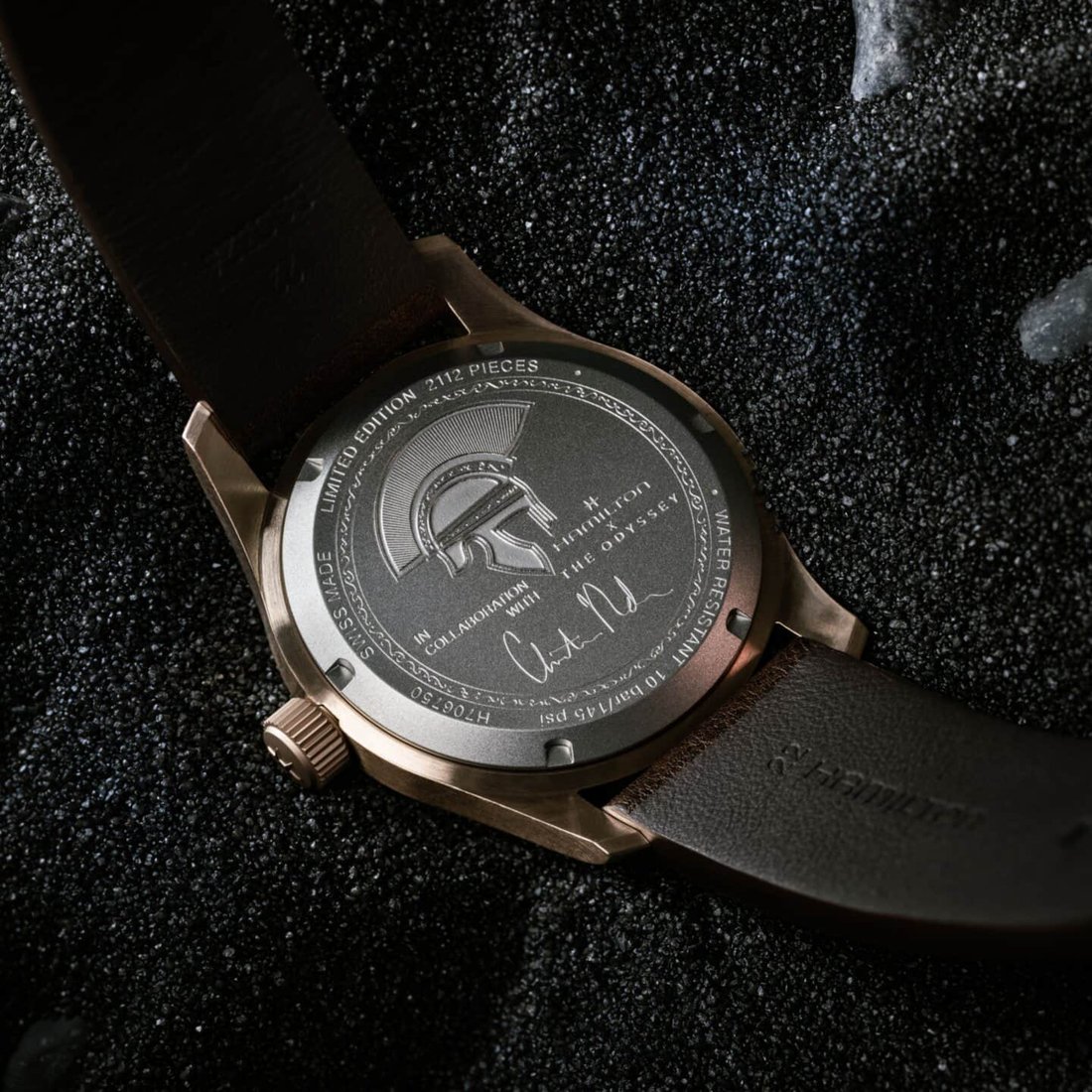 Hamilton Khaki Field The Odyssey Caseback Nolan Signature