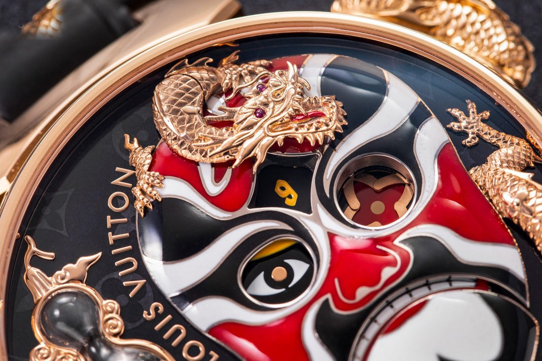 Louis Vuitton Tambour Opera Automata dial