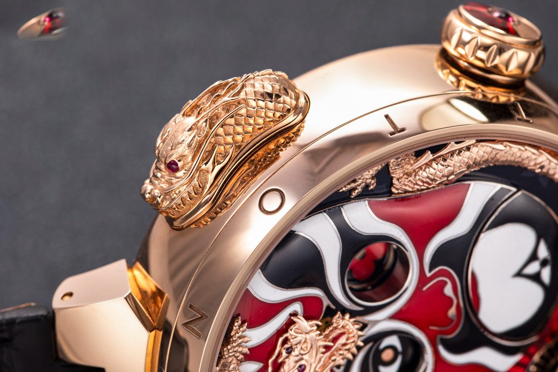 Louis Vuitton Tambour Opera Automata dragon pusher
