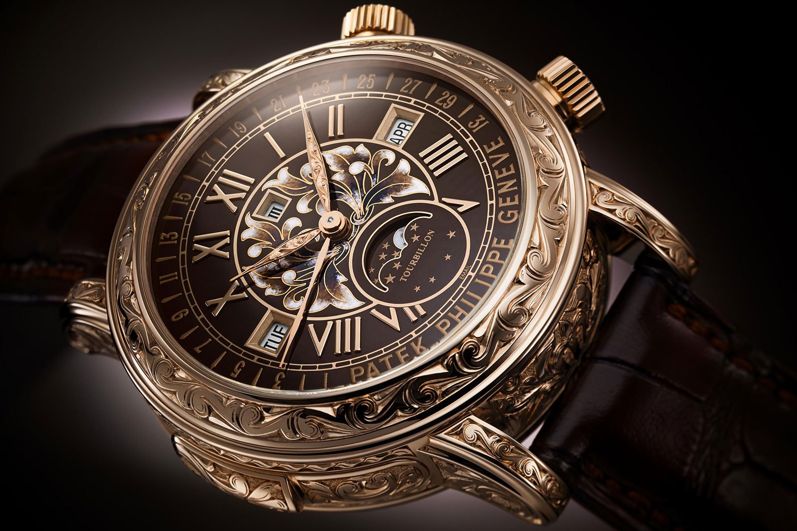 Patek Philippe Sky Moon Tourbillon Front Dial
