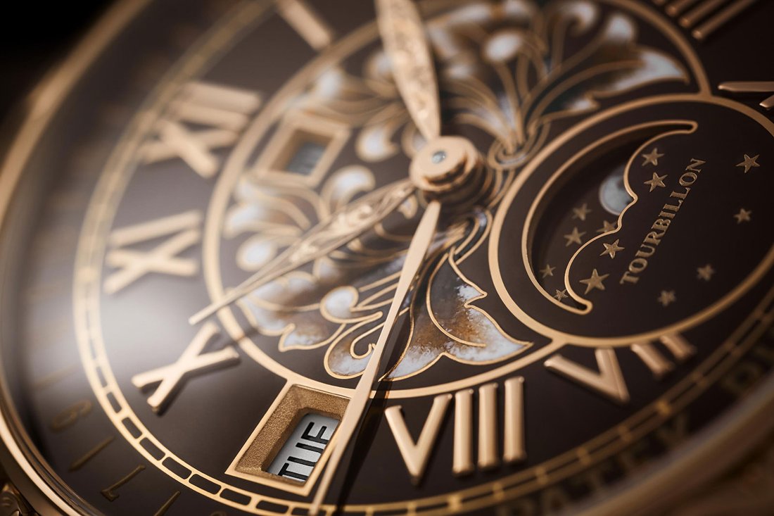Patek Philippe Sky Moon Tourbillon Dial Detail