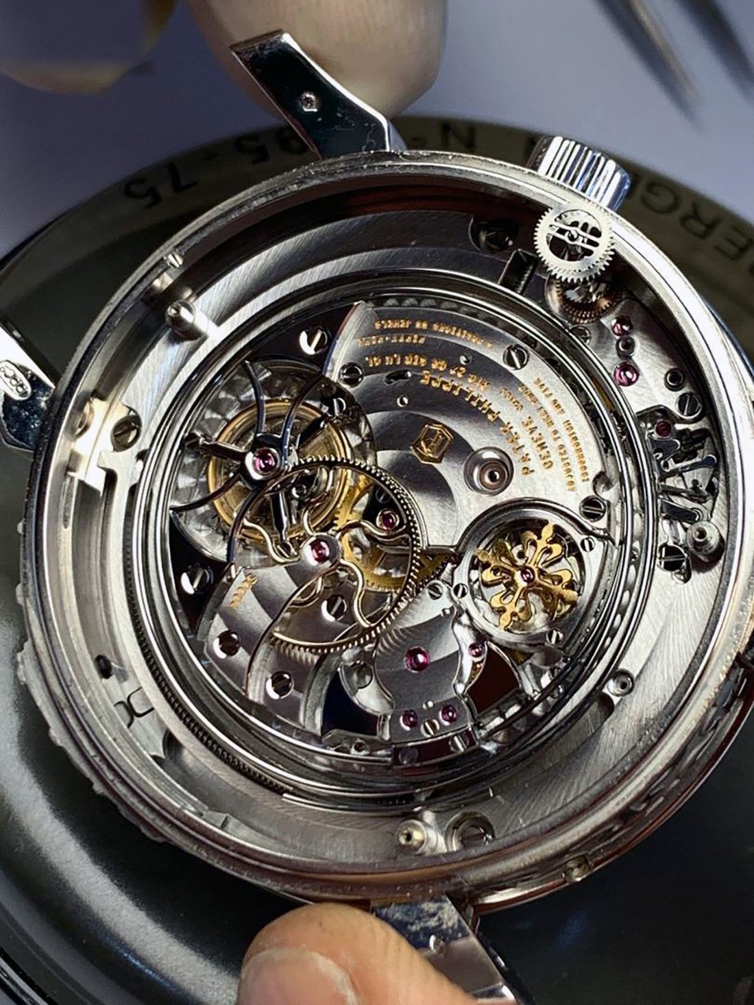 Patek Philippe Sky Moon Tourbillon Movement Back