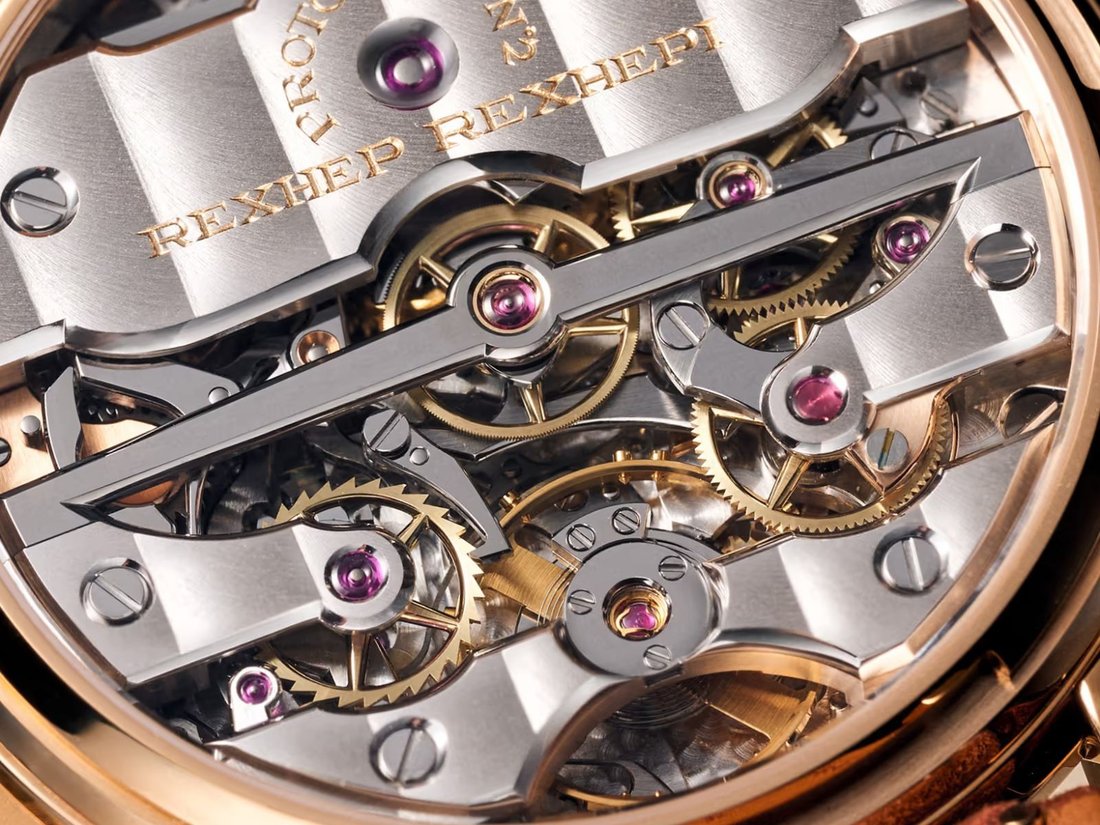 Rexhep Rexhepi Chronograph Flyback Movement Finishing