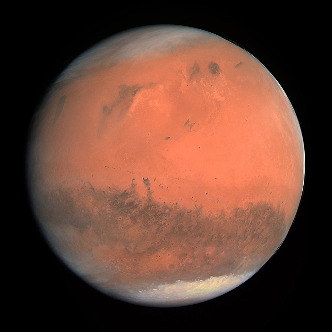 Planet Mars Real Photograph