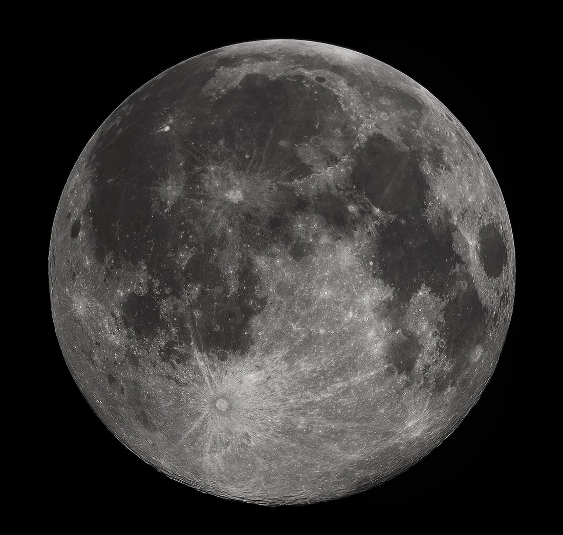 Full Moon Real Photograph