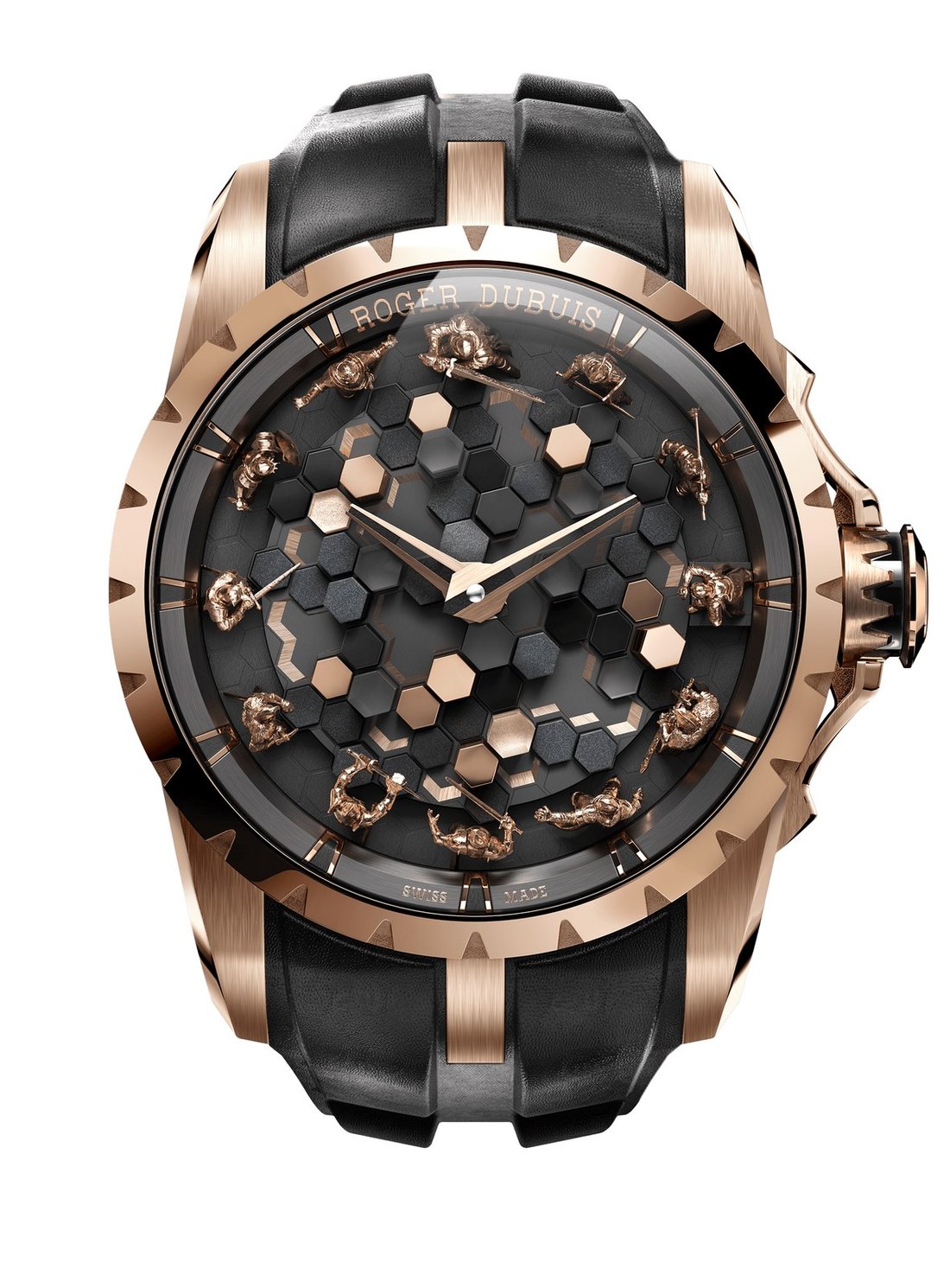 Roger Dubuis Excalibur Omniscient Merlin, pembe altin
