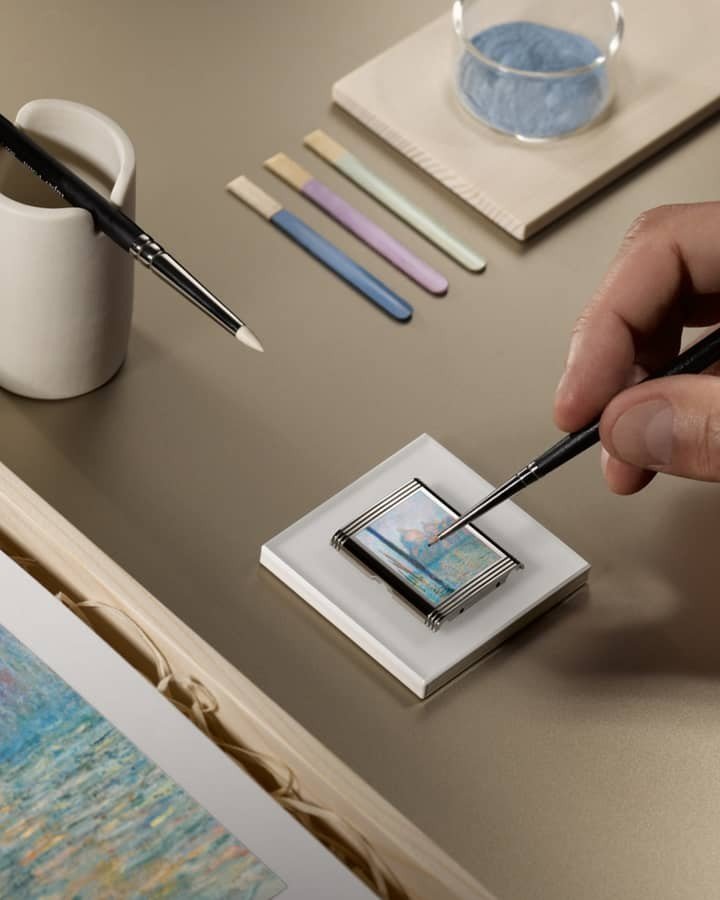 Reverso Tribute Enamel - Grand Feu mine boyama