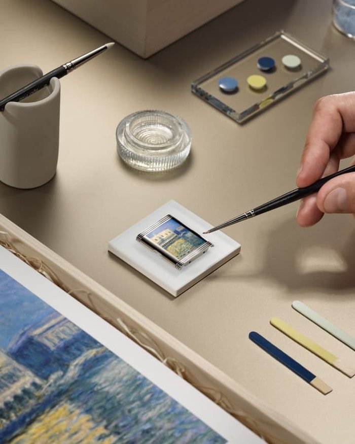 Reverso Tribute Enamel Monet The Doge's Palace - mine ustasinin atolyesinde
