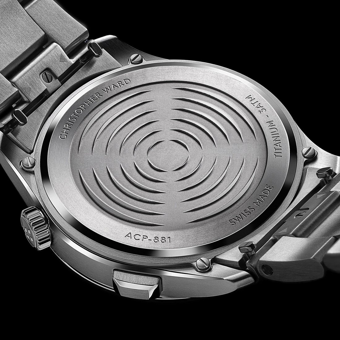 Christopher Ward C1 Bel Canto Lumière, kasa arkası