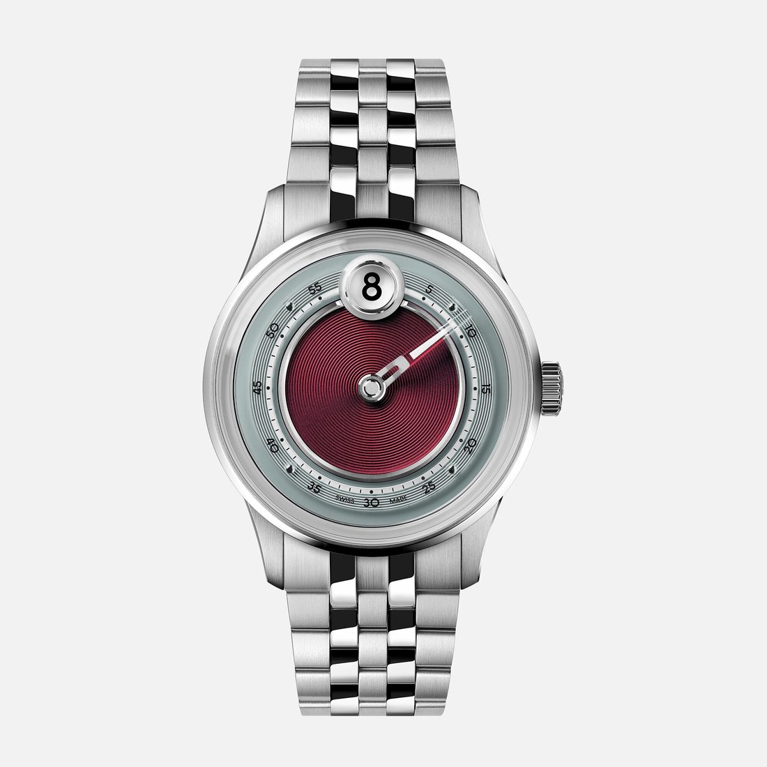 Christopher Ward C1 Jump Hour MK V, kadran