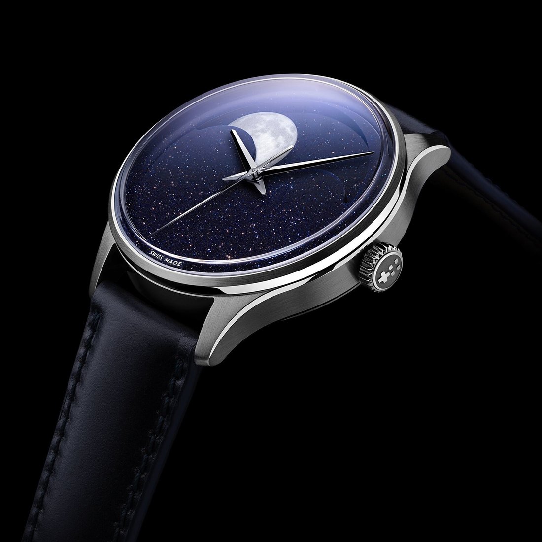 Christopher Ward C1 Moonphase, avantürin kadran