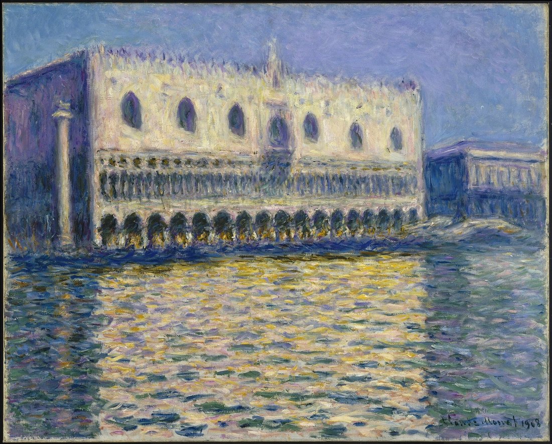Claude Monet - Le Palais ducal (1908)