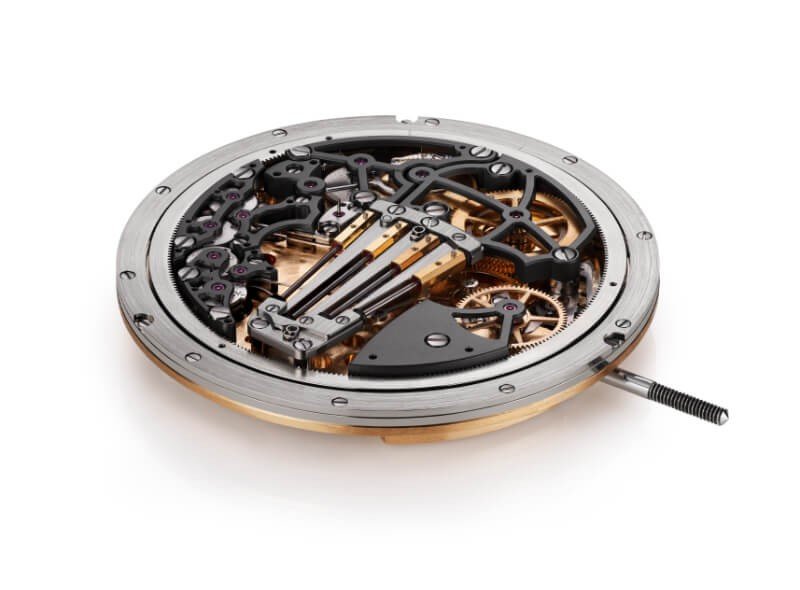 F.P. Journe FFC Kalibre 1300.3: anatrasit titanyum kopruler ve 18 ayar pembe altin Octa
