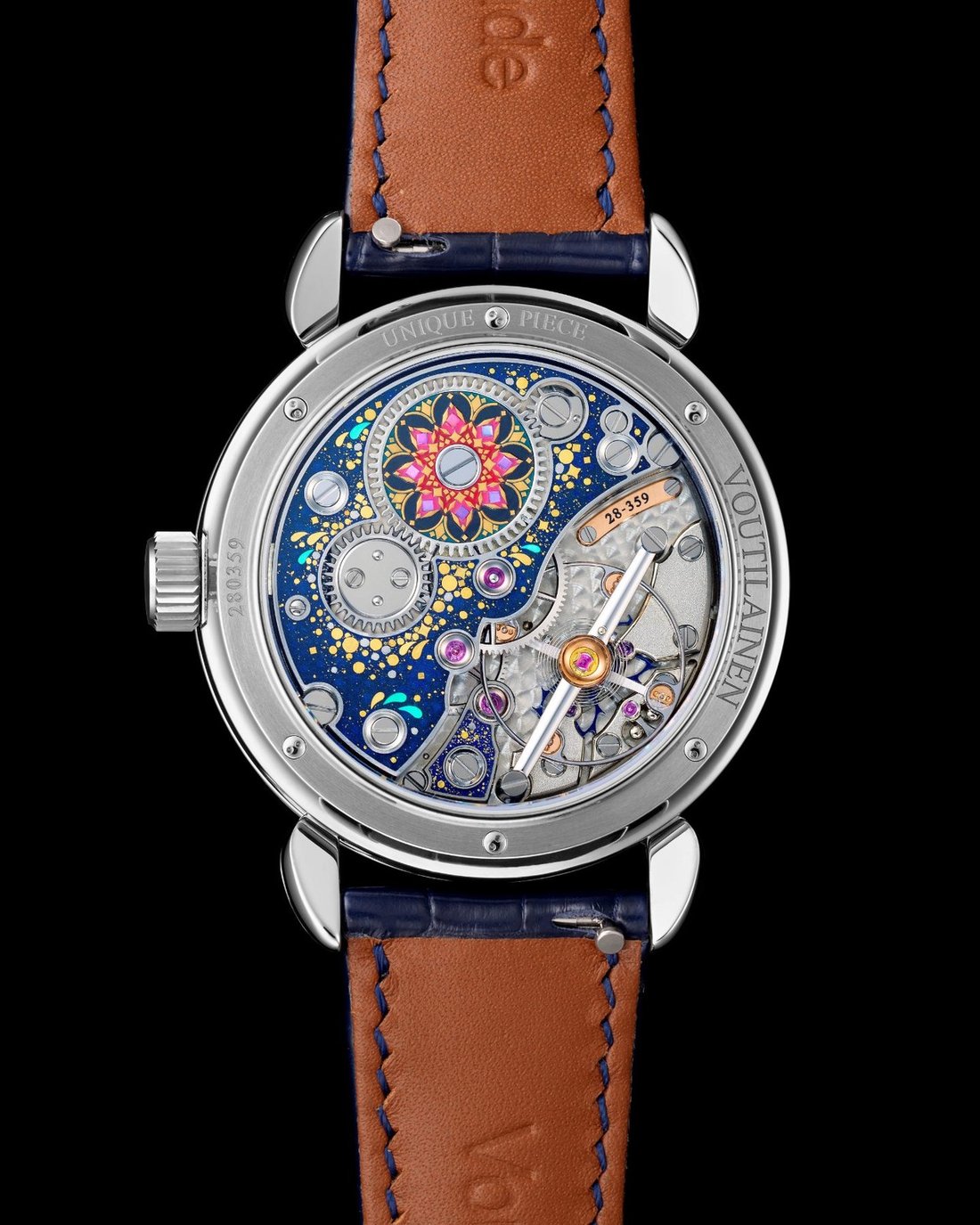 Voutilainen 28LQU Movement with Urushi Bridges