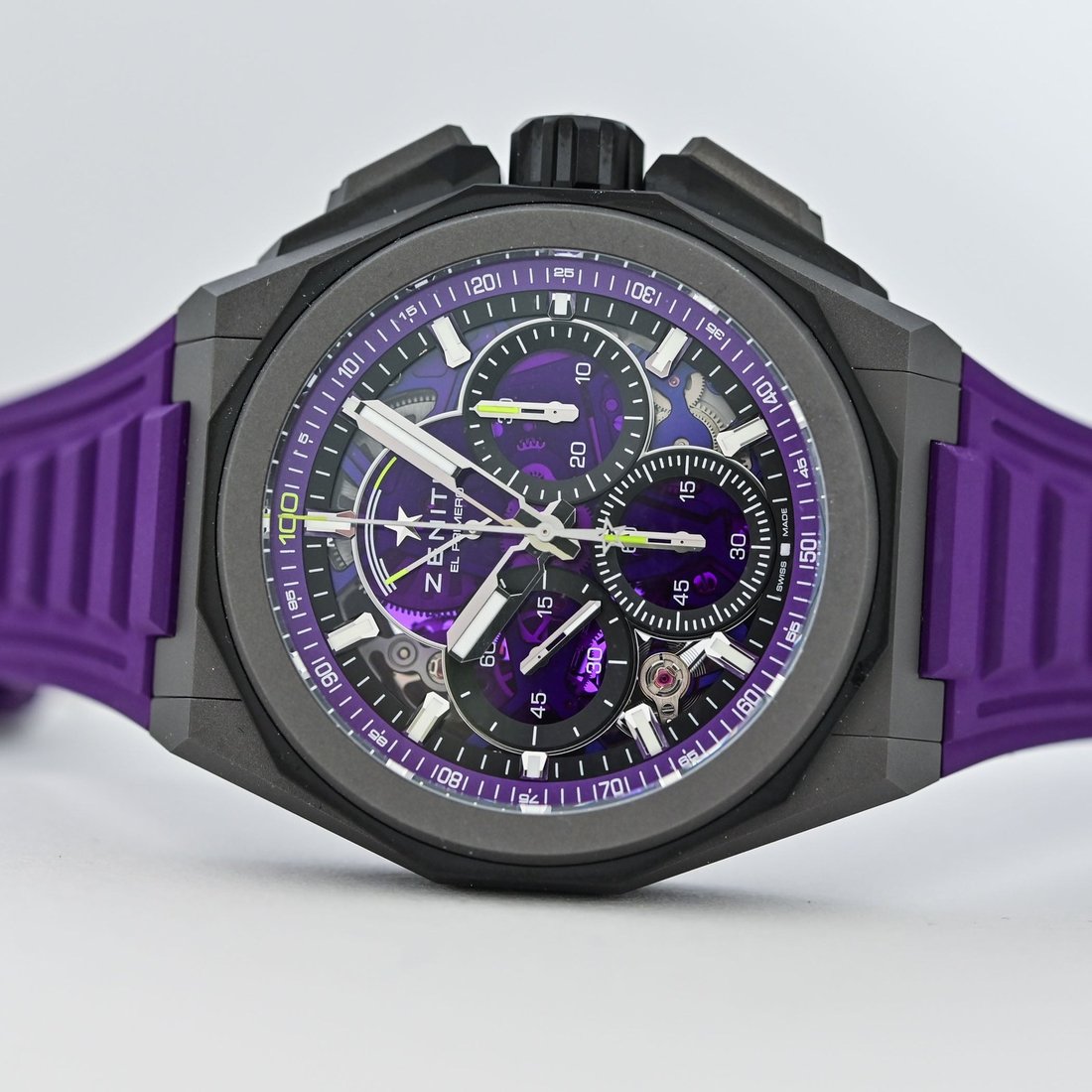 Zenith Defy Extreme Ultraviolet: skeleton kadran ve El Primero mimarisi